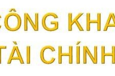 Công khai tài chính